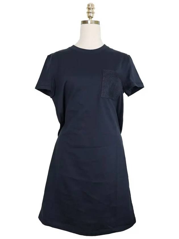 Embroidered Pocket Dress H4E4515DA5H38 - HERMES - BALAAN 1