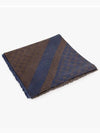 GG Jacquard Square Muffler Brown - GUCCI - BALAAN 6