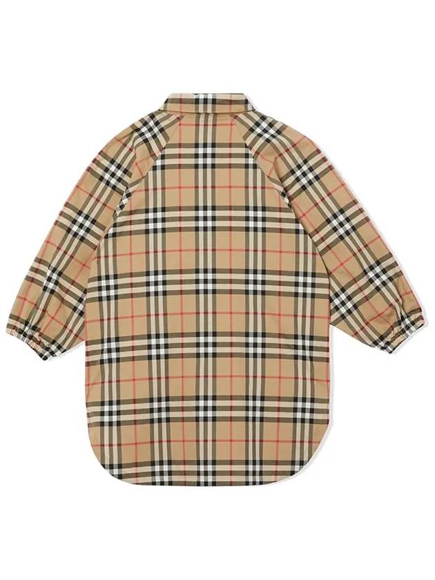 Kids Vintage Check Cotton Shirt Dress 8029774 - BURBERRY - BALAAN 3