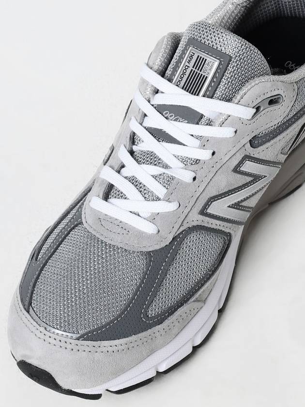 990v4 Core Low Top Sneakers Silver Grey - NEW BALANCE - BALAAN 5