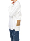 Men's Pocket Crew Neck Cotton Sweatshirt White - TEN C - BALAAN 6