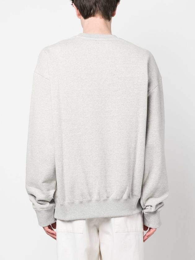 23SS Overfit Basic Logo Sweatshirt Gray J47GU0001 052 - JIL SANDER - BALAAN 9