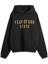 Fleece Hood Black 192BT246250F - FEAR OF GOD ESSENTIALS - BALAAN 1