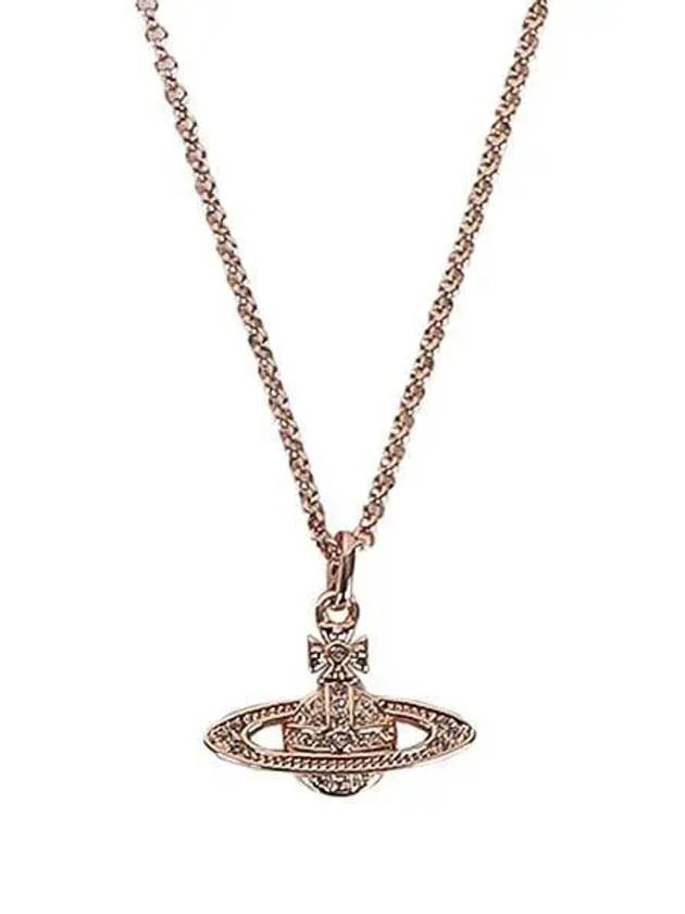 Mini Bas Relief Pendant Necklace Rose Gold - VIVIENNE WESTWOOD - BALAAN 2