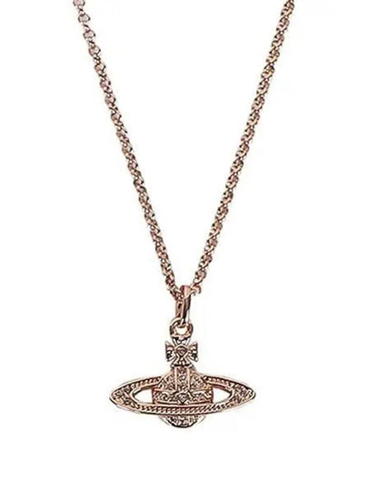 Mini Bas Relief Pendant Necklace Rose Gold - VIVIENNE WESTWOOD - BALAAN 2