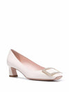 Trompette Metal Buckle Pumps White - ROGER VIVIER - BALAAN 5