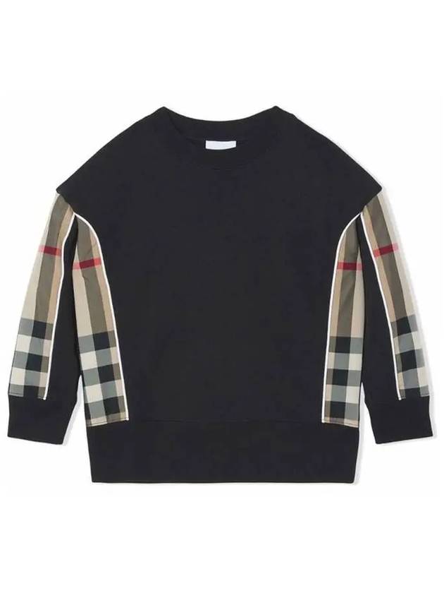 Kids Women s Check Sweatshirt Cotton Black 8047621 Other 1009440 - BURBERRY - BALAAN 1