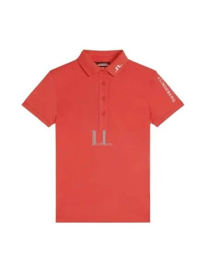 Tour Tech Short Sleeve Polo Shirt Red - J.LINDEBERG - BALAAN 2