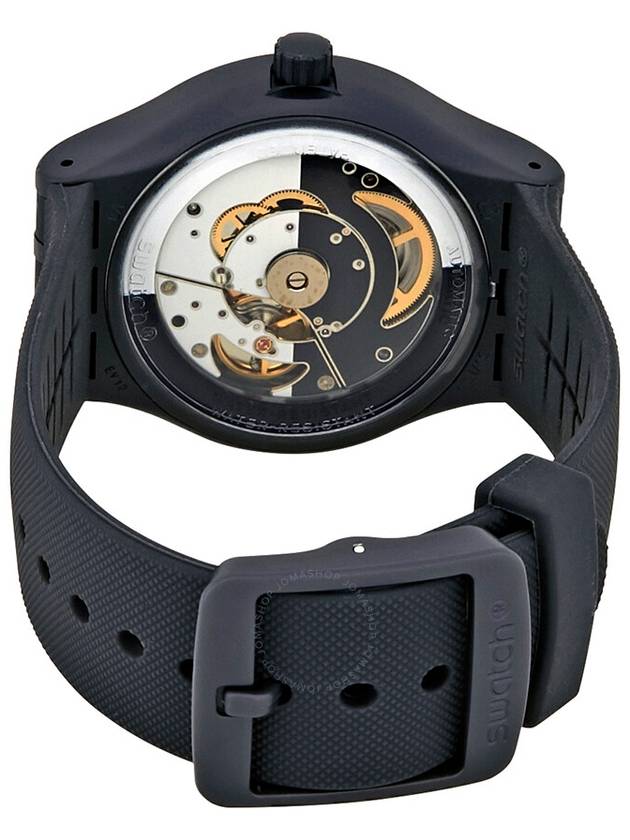 Swatch Sistem Clouds Automatic Black Dial Watch SUTA401 - SWATCH - BALAAN 3