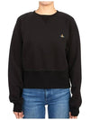 Athletic Cropped Sweatshirt Black - VIVIENNE WESTWOOD - BALAAN 2