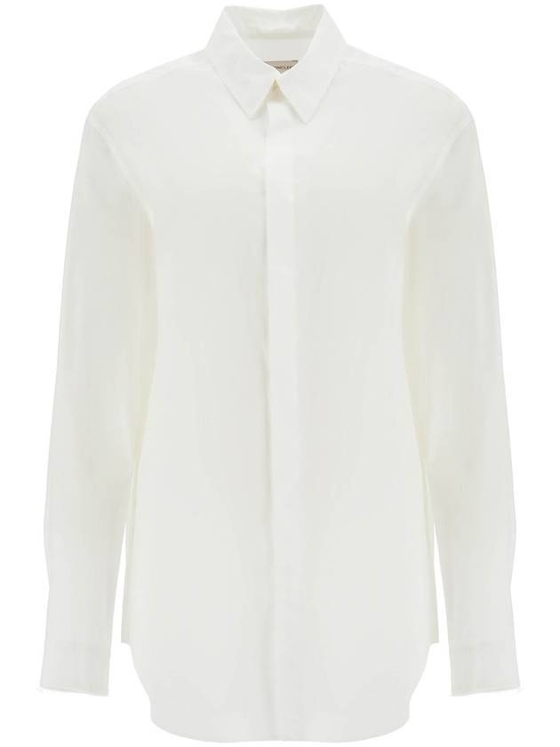 Willow Smith Cotton Long Sleeve Shirt Off White - MONCLER - BALAAN 1