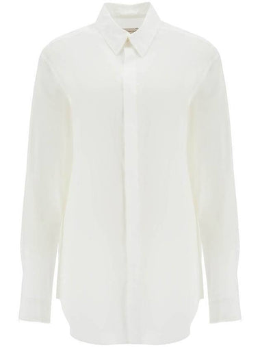 Willow Smith Cotton Long Sleeve Shirt Off White - MONCLER - BALAAN 1