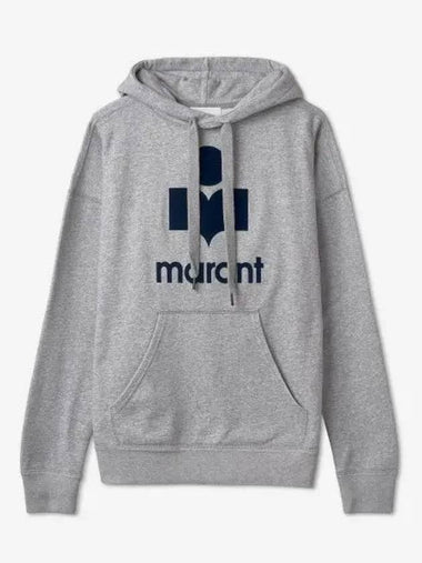 Mansell Logo Hoodie Gray Navy SW0001FAA1M07EGYMD - ISABEL MARANT - BALAAN 1