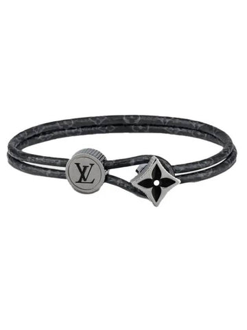 Catch It Monogram Bracelet Silver Grey - LOUIS VUITTON - BALAAN 1