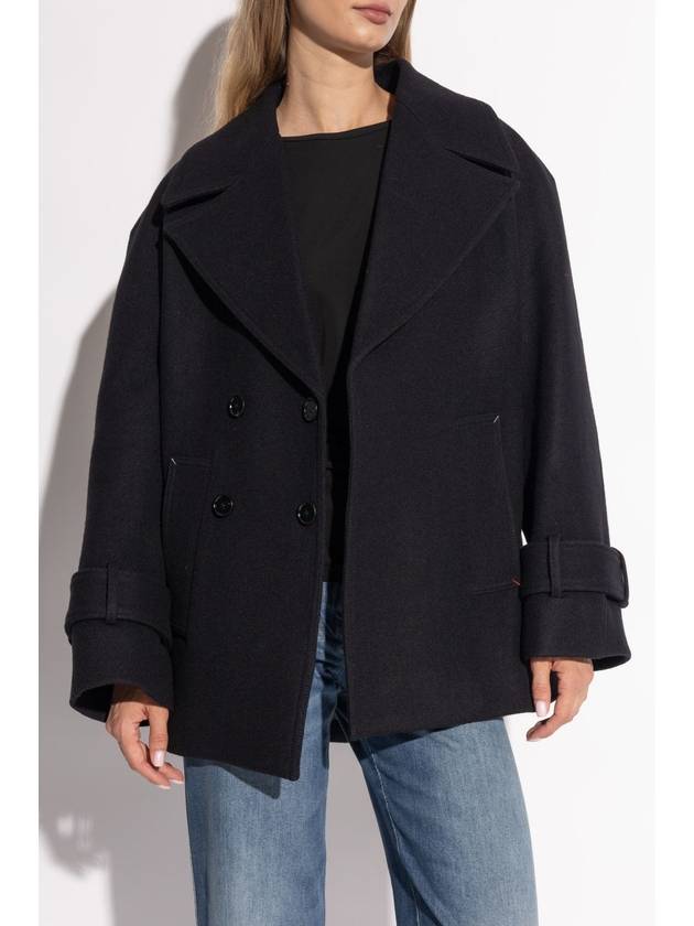 Victoria Beckham Wool Coat, Women's, Black - VICTORIA BECKHAM - BALAAN 3