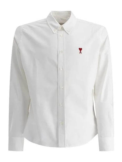 De Coech Long Sleeve Shirt White - AMI - BALAAN 2