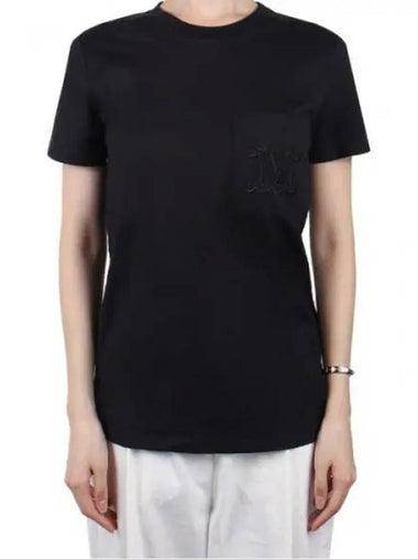 Women s Papaya Short Sleeve T Shirt Black PAPAIA 002 1120316 - MAX MARA - BALAAN 1