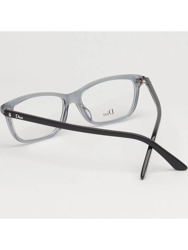 Glasses frame MONTAIGNE56 KB7 gray transparent horn - DIOR - BALAAN 4