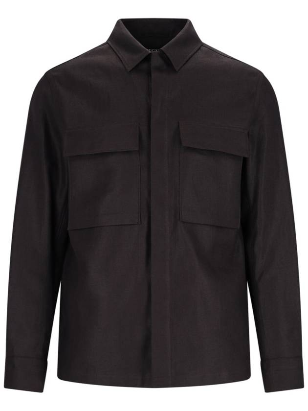 ZEGNA Shirts Brown - ERMENEGILDO ZEGNA - BALAAN 1