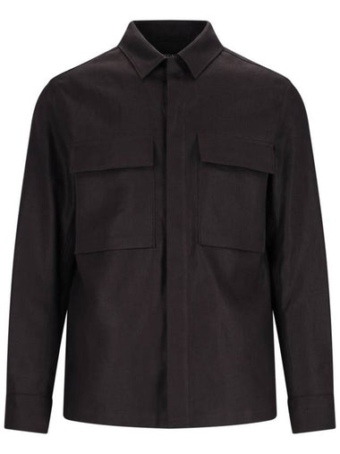 ZEGNA Shirts Brown - ERMENEGILDO ZEGNA - BALAAN 1