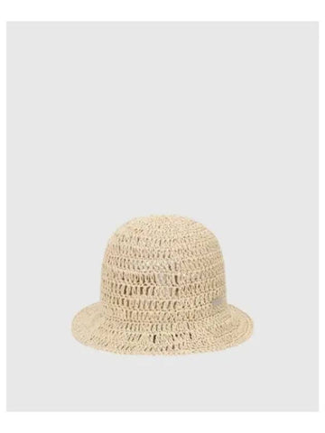 TRAVISMATHEW Women s Raffia Hat Beige - TRAVIS SCOTT - BALAAN 1