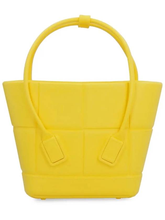 Arco Mini Rubber Tote Bag Lemon - BOTTEGA VENETA - BALAAN 2