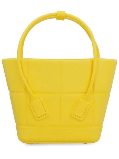 Arco Mini Rubber Tote Bag Lemon - BOTTEGA VENETA - BALAAN 2