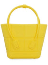 Arco Mini Rubber Tote Bag Lemon - BOTTEGA VENETA - BALAAN 3