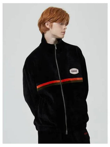 KODAK Apparel Cinekodak corduroy zip up BLACK - KODO - BALAAN 1