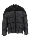 Flight Shearling Panel Bomber Down Padded Black - RICK OWENS - BALAAN 2