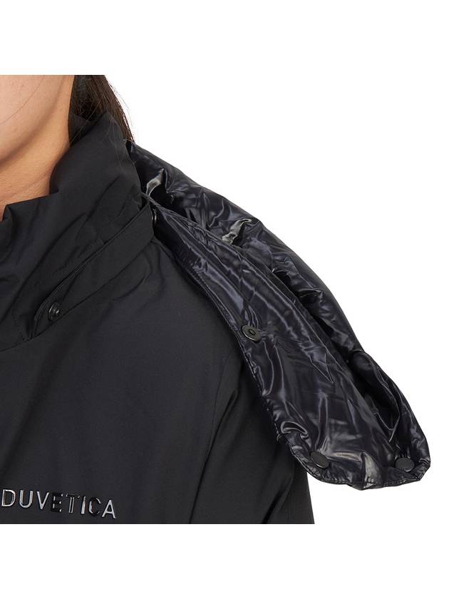 Dipeo Down Hooded Jacket Black - DUVETICA - BALAAN 8