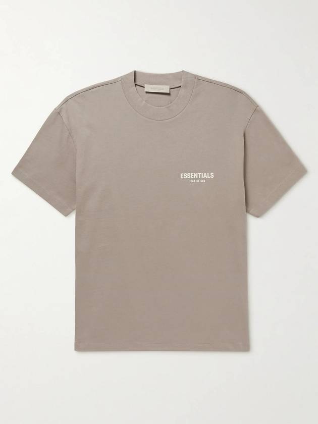 Fear of God Essentials Short Sleeve TShirt Green Ivory Ecru Brown - FEAR OF GOD ESSENTIALS - BALAAN 2