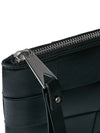 Intrecciato Strap Clutch Bag Black - BOTTEGA VENETA - BALAAN 9