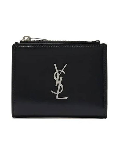 Monogram Half Wallet Black - SAINT LAURENT - BALAAN 2