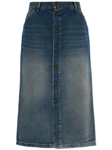 Carhartt WIP Denim Skirt, Women's, Blue - CARHARTT WIP - BALAAN 1