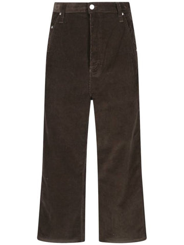 Ami Trousers Brown - AMI - BALAAN 1