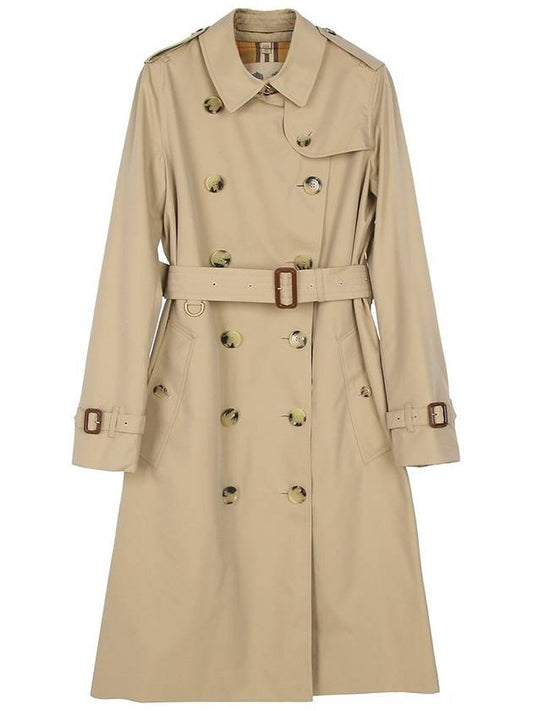 The Long Kensington Heritage Trench Coat Honey - BURBERRY - BALAAN 2