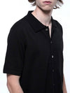 Men s BHKC BK Button Half Knit Cardigan Black - CHANCE'S NOI - BALAAN 9