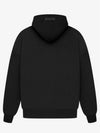 Logo Print Hoodie Jet Black - FEAR OF GOD ESSENTIALS - BALAAN 4