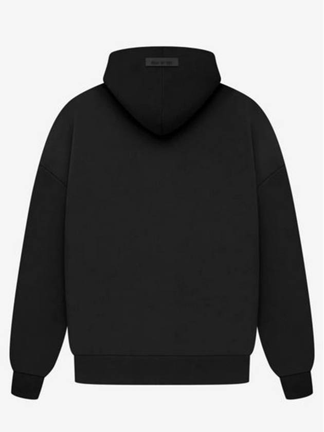 Logo Print Hoodie Jet Black - FEAR OF GOD ESSENTIALS - BALAAN 4