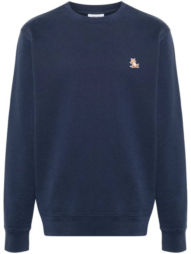 Chillax Patch Regular Sweatshirt Eclipse Blue - MAISON KITSUNE - BALAAN 2