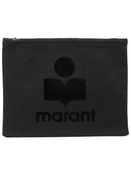 Nettia Mini Clutch Bag Black - ISABEL MARANT - BALAAN 2