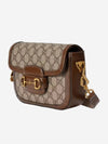 Horsebit 1955 GG Supreme Canvas Mini Bag Beige Ebony - GUCCI - BALAAN 3