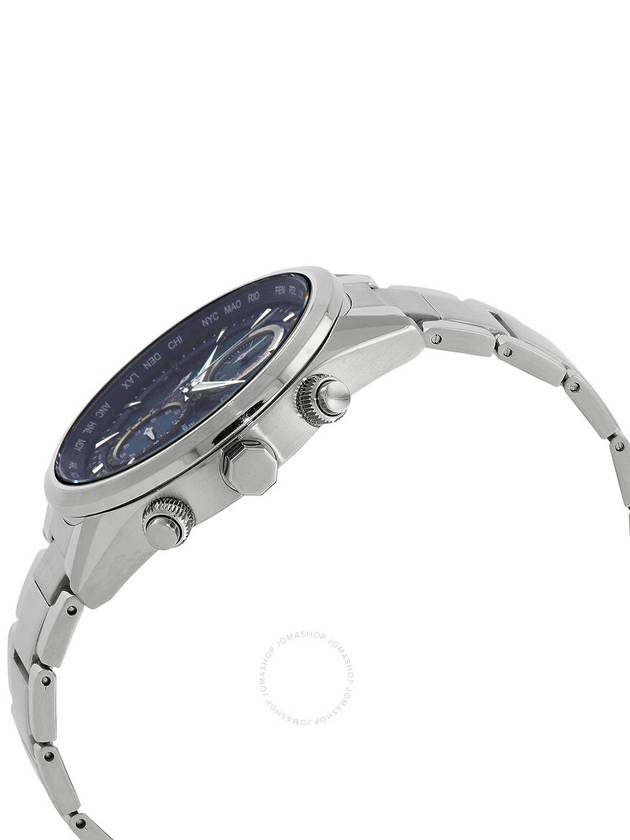 Citizen Eco-Drive Perpetual Alarm World Time Chronograph GMT Blue Dial Men's Watch AT8260-85L - CITIZEN - BALAAN 2