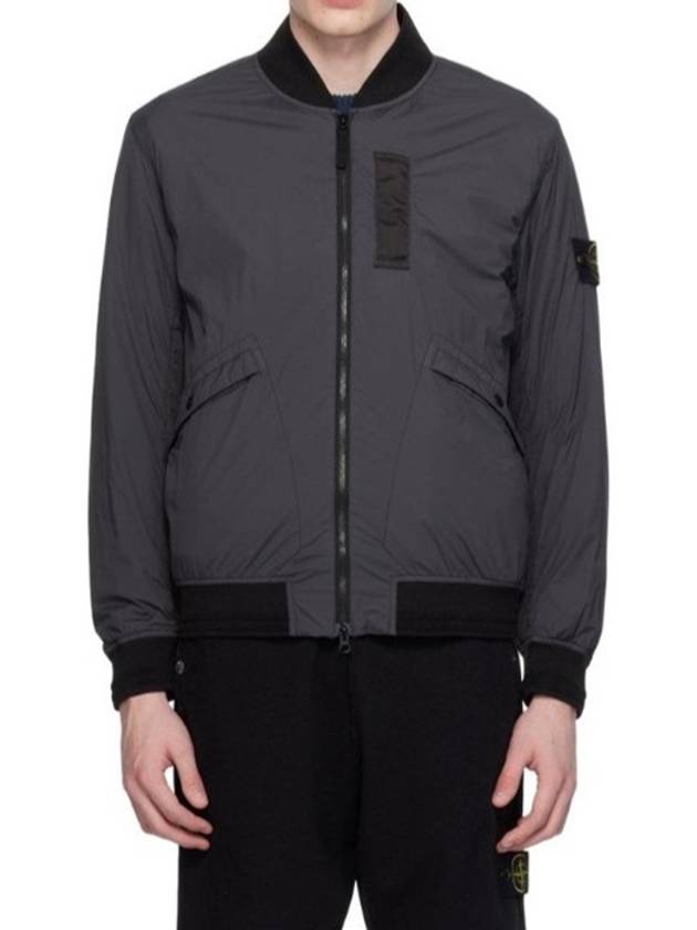 Skin Touch Nylon TC Primaloft Bomber Jacket Charcoal - STONE ISLAND - BALAAN 6