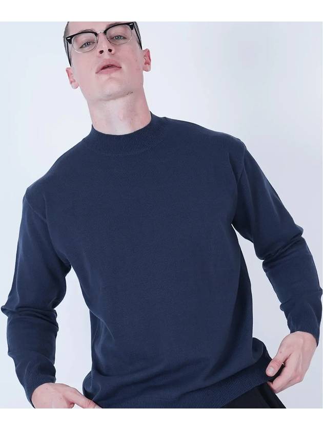 Heavy Basic Half Neck Navy - CHANCE'S NOI - BALAAN 3