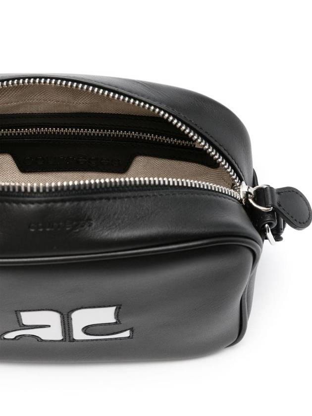 Leather Top Handle Cross Bag Black - COURREGES - BALAAN 5