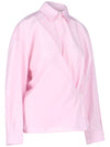 Dry Silk Straight Collar Twist Shirt Pink - LEMAIRE - BALAAN 4