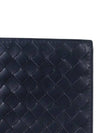 Intrecciato Weaving Half Wallet Navy - BOTTEGA VENETA - BALAAN 5