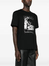 Skull Print Short Sleeve T-Shirt Black - ALEXANDER MCQUEEN - BALAAN 5